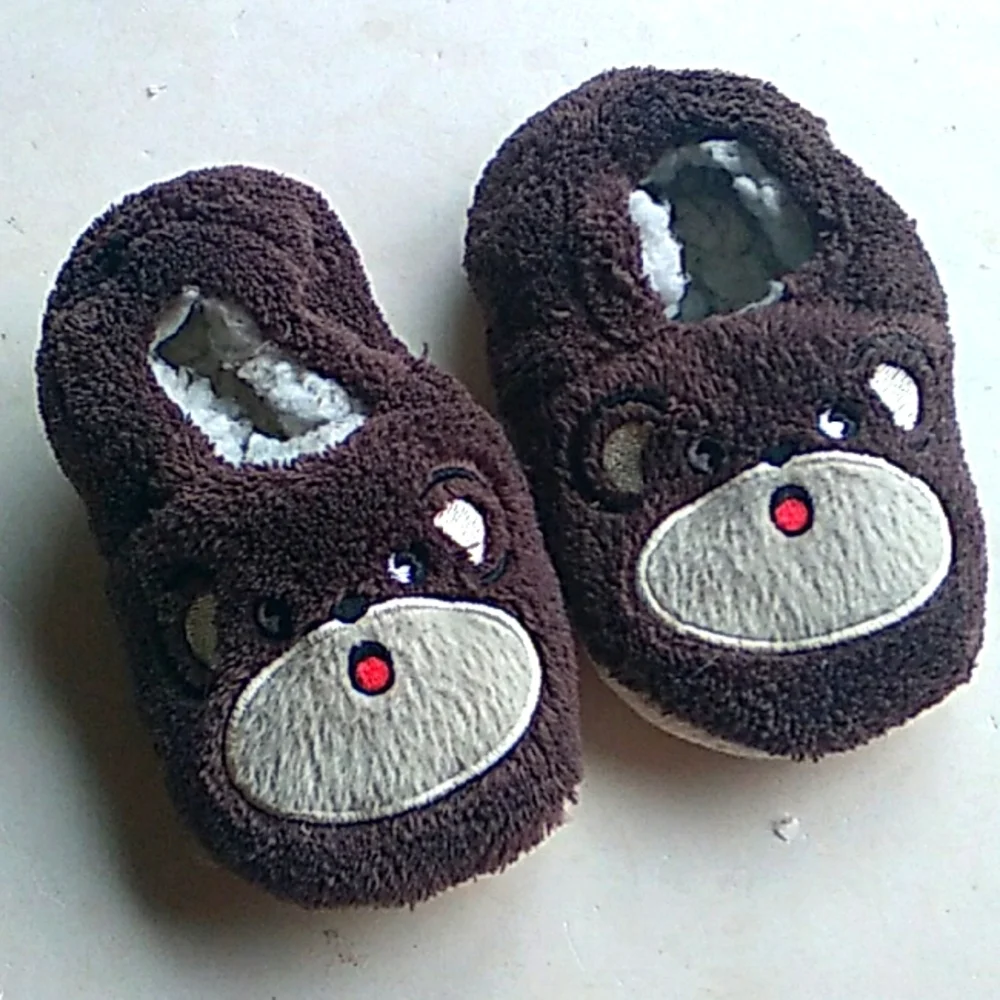sale Bear slippers ,toddler size